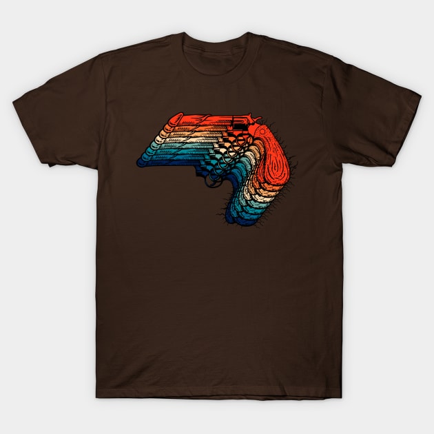 Retro Hand Cannon T-Shirt by TommyVision